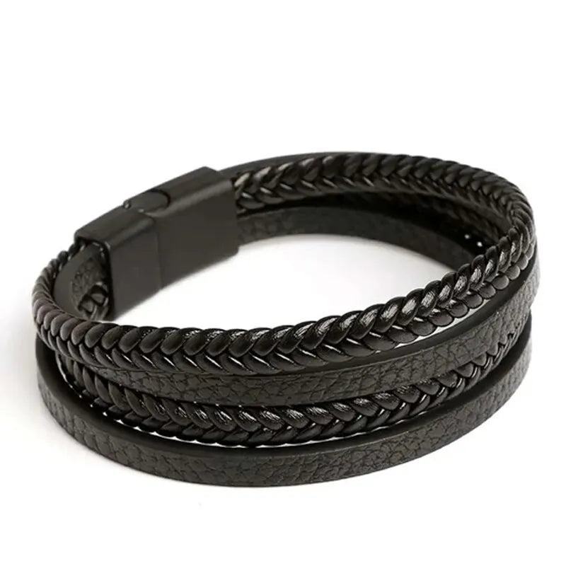 Bracelet Homme En Cuir